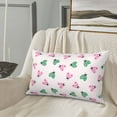 thumbnail image 5 of Naloa Flower on ladybirds Pillowcase, Cool Pillowcase, Lightweight, Breathable, Skin Friendly Pillowcase, Hidden Zipper (No pillow core)-14"x20", 5 of 6