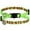 Green, variant on Beirui Personalised Embroidered Cat Collar 1cm Width Breakaway Collars Adjustable with Bell Custom ID Name