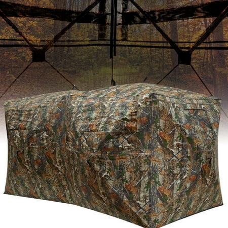 Garvee 4-6 Person Pop-Up Ground Hunting Blind Water-Resistant 116 x58 x66 H