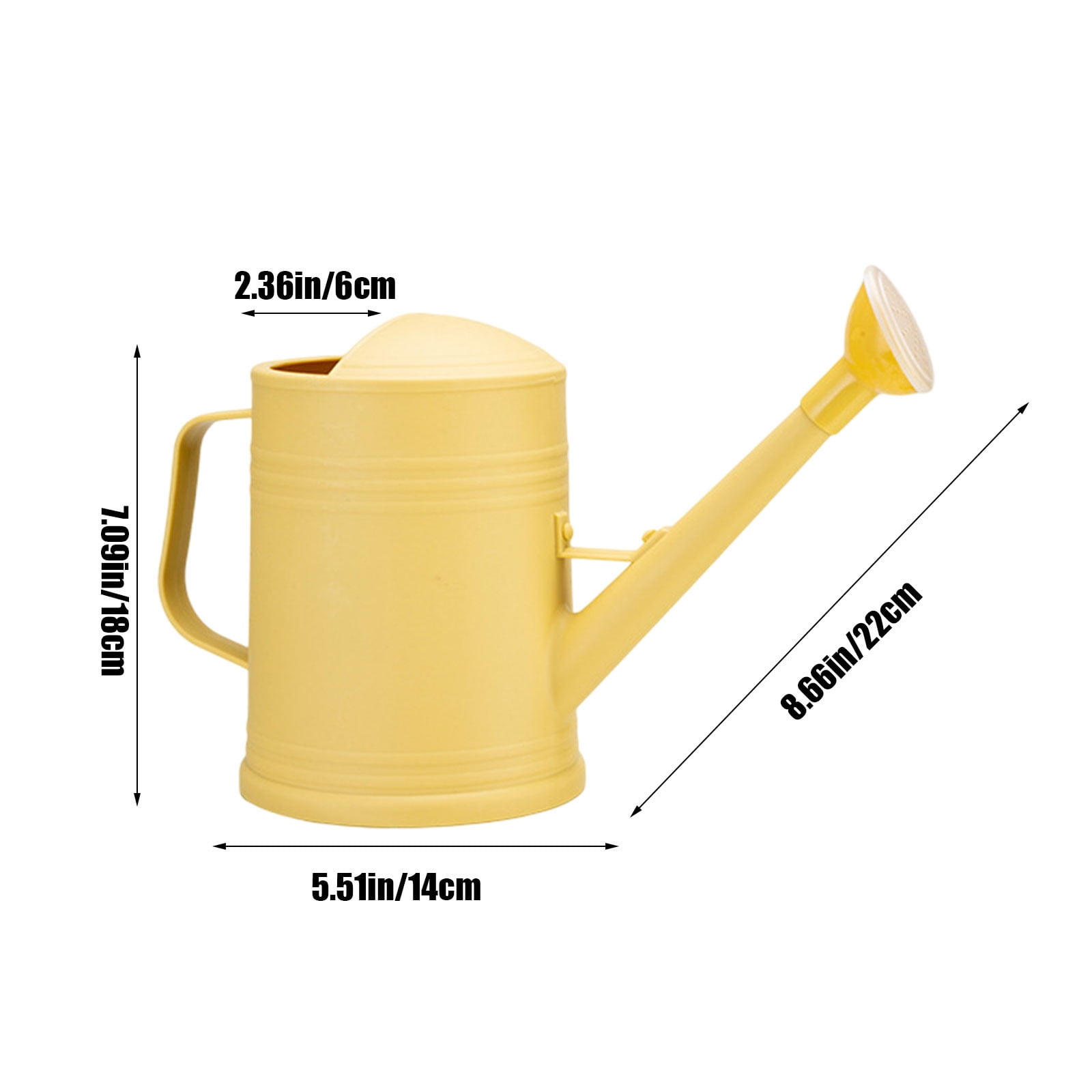 Nkmbld Plant Watering Can Large Capacity Gardening Patio Watering Long Spout Watering Can 2L, Garden Watering Can for Indoor & Outdoor Plants