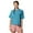 Canyon Blue, variant on Columbia Women's PFG Uncharted Tech Tee Short Sleeve, Canyon Blue/W Uncharted, X-Large