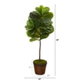 thumbnail image 2 of 4ft. Fiddle Leaf Artificial Tree in Coiled Rope Planter (Real Touch), 2 of 2