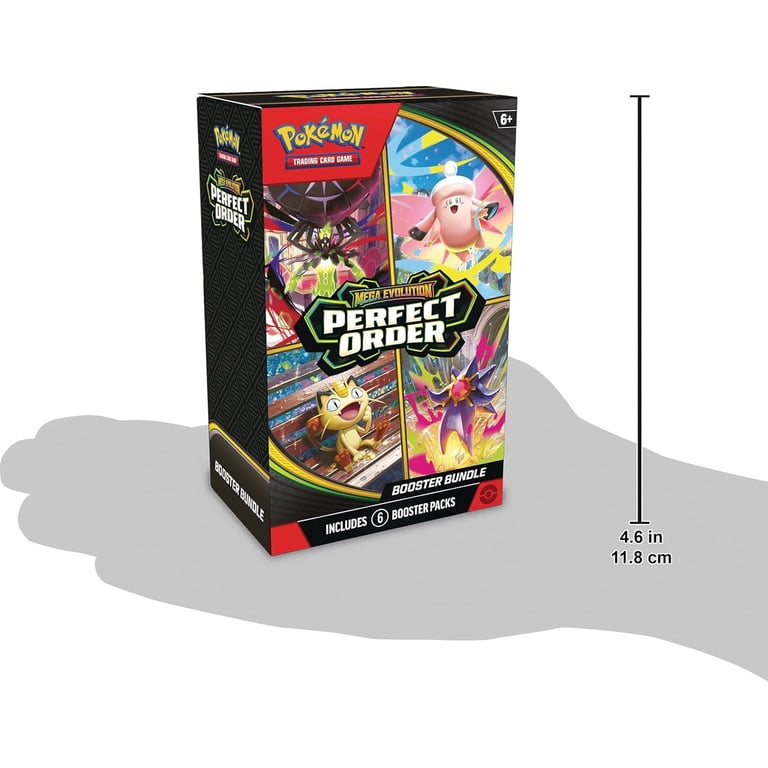 Pokemon Trading Card Games Mega Evolution Perfect Order Booster Bundle -  Walmart.com