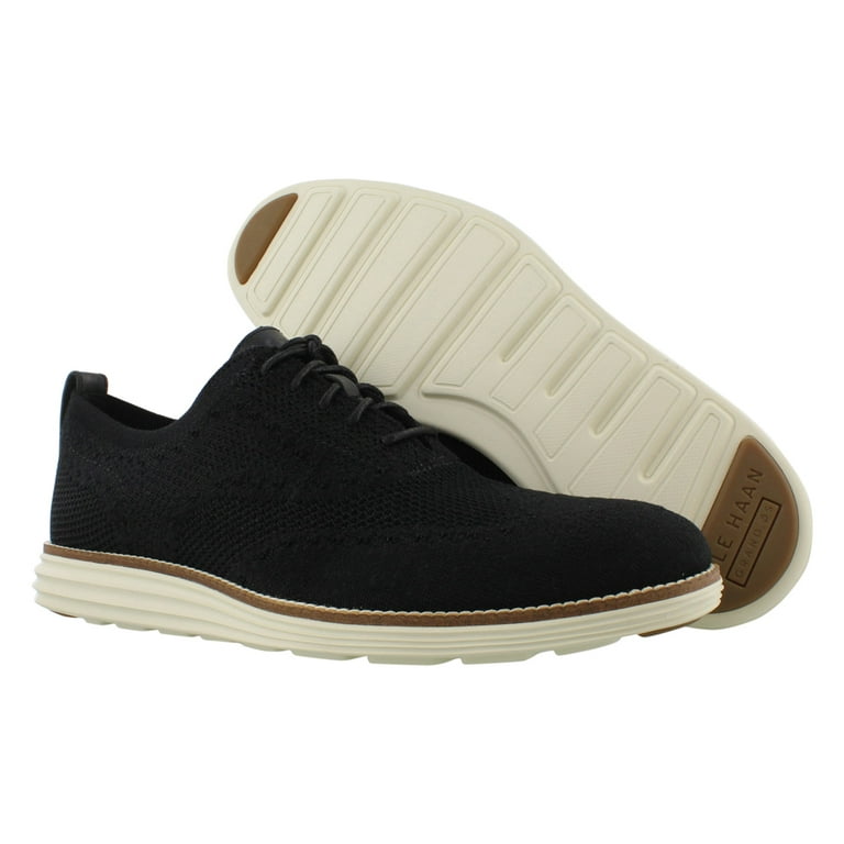 Cole Haan OG GRD Stchlt Wing Ox Mens Shoes Size 10.5 Color Black Ivory