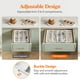 thumbnail image 4 of Organizador de utensilios Lifewit para cajones de cocina, blanco, 4 of 9
