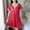 Wine, variant on Aobny Plus Size Pajamas Silk Lace Women Orange Sleep Dress Short Sleeve Short V-Neck Women's Nightgowns & Sleepshirts,L