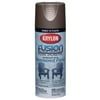 Krylon Fusion Hammered Finish Spray Paint for Plastic, Choco Brown, 12 Oz.