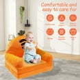 thumbnail image 5 of Toddler Chair Comfortable Kids Sofa Bed Foldable Toddler Couch Lightweight Baby Lounge Chair Portable Couch for 1 to 4 Years Old Kids, 5 of 11