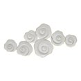 thumbnail image 1 of Sagebrook Home Metal 44" Rose Wall Decor, White Wb, 1 of 1