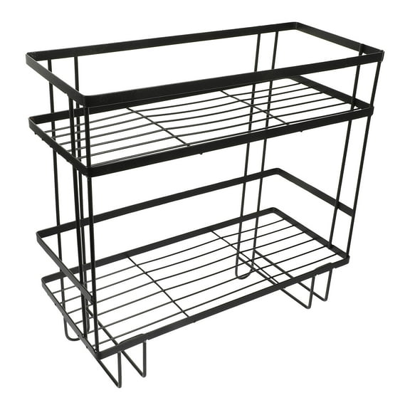 WHAMVOX Over Toilet Storage Rack Bathroom Sundries Organizer Double-layer Rack for Home