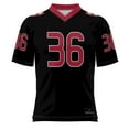 thumbnail image 2 of Youth GameDay Greats #36 Black Harvard Crimson Football Jersey, 2 of 4