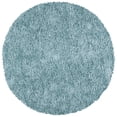 thumbnail image 4 of SAFAVIEH Flokati Augustin Solid Shag Runner Rug, Blue, 2'3" x 6', 4 of 5