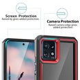 thumbnail image 5 of TJS for Motorola Moto Edge Plus 2023 Phone Case, Dual Layer Shockproof Rugged Hybrid Drop Protector Cover for Moto Edge Plus 2023 (Black), 5 of 5