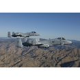 thumbnail image 2 of Two A-10 Thunderbolts fly over Central Idaho Poster Print, 2 of 2
