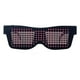 thumbnail image 4 of Guardurnaity True Wireless LED Gafas DIY Light Up Glowing APP Control Club Party Lentes rojo Guardurnaity JJ25635-01B, 4 of 6