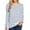 107Blue58, variant on XAOFW Women's T-Shirts Long Sleeve Crewneck Casual Striped T Shirts Everyday Wear Relaxed Fit Tee Shirts Party Night Breathable Cozy Tops