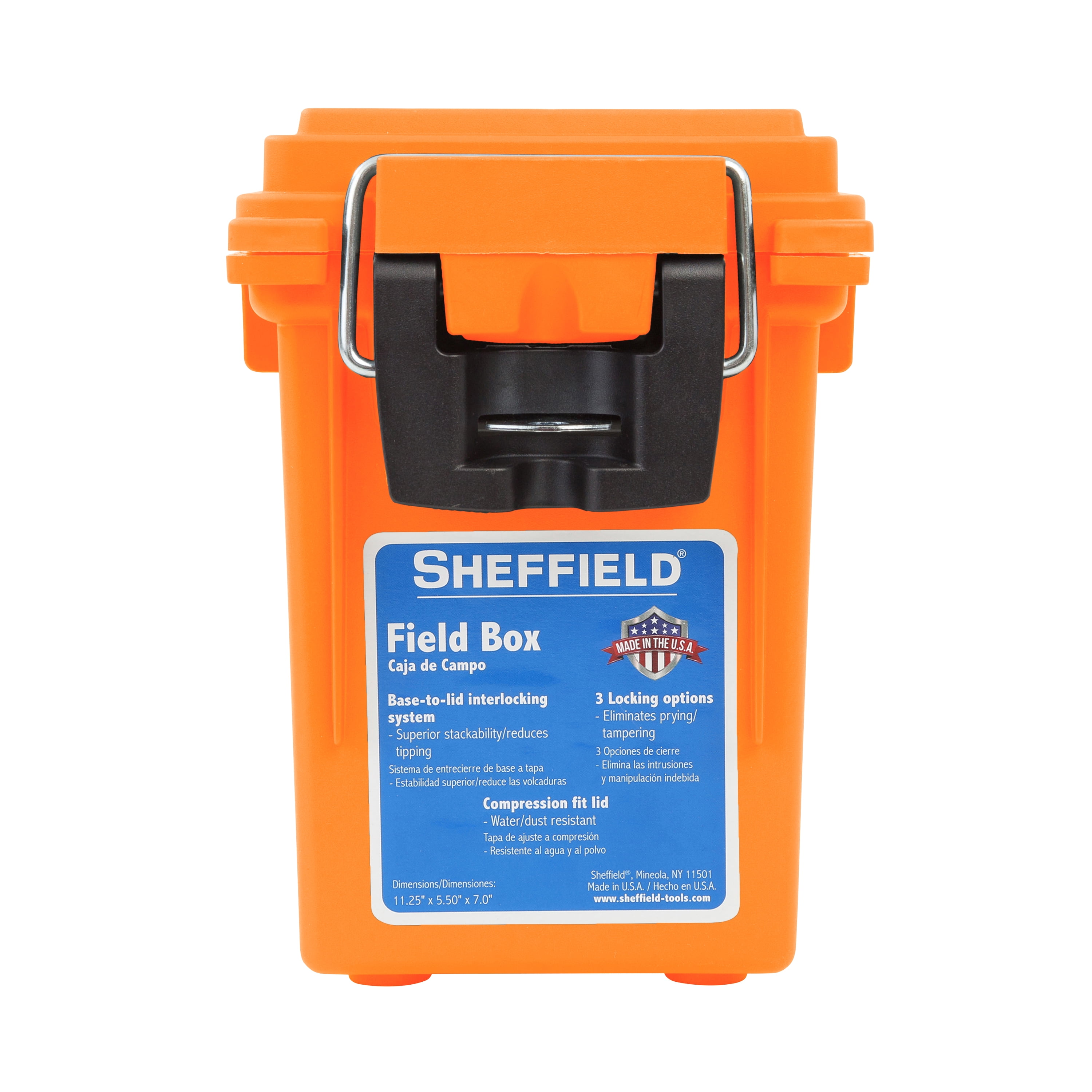 Sheffield Ammo & Utility Storage Box, Orange