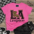 thumbnail image 4 of Women's "Leopard Louisiana" Midweight Cotton Tee, 4 of 6