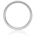 thumbnail image 4 of Platinum 3mm Comfort Fit Plain Classic Wedding Band Ring, 4 of 12