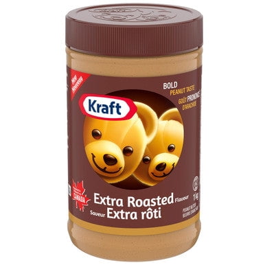 Kraft Extra Roasted Peanut Butter, 1kg/2.2 lb