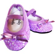 My Brittany's Lavender Sparkle Ballet Flats Fits 18 Inch Dolls/18 Inch Doll Shoes