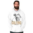 thumbnail image 3 of Funny Skeleton Golfing Til The End Hoodie Hooded Sweatshirt Men Brisco Brands S, 3 of 6