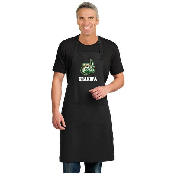 Large UNC Charlotte Grandpa Apron