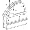 Genuine OE Mitsubishi Molding - MB258836