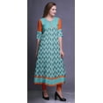thumbnail image 3 of Bimba Indian Kurtis For Women Printed A Line Anarkali Kurti Casual Dress, 3 of 5