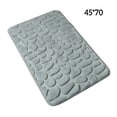 thumbnail image 4 of Wosthever Alfombrilla de baño de secado rápido, antideslizante, para ducha, , gruesa, lavable, absorbente, para baño, baño, cocina, sala de Juegos de accesorios de baño Gris 45x70cm, 4 of 6