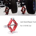 thumbnail image 3 of Car Aluminum Stand 6 RC Jack Adjustable Scale Height Tool Ton For 1/10 Education, 3 of 5