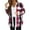 Pinks, variant on 2025 Winter Clothes New Womens Flannel Fleece Jackets Plaid Casual Long Sleeve Button Down Collared Shackets Fall Winter Coats with Pockets Brown XL New