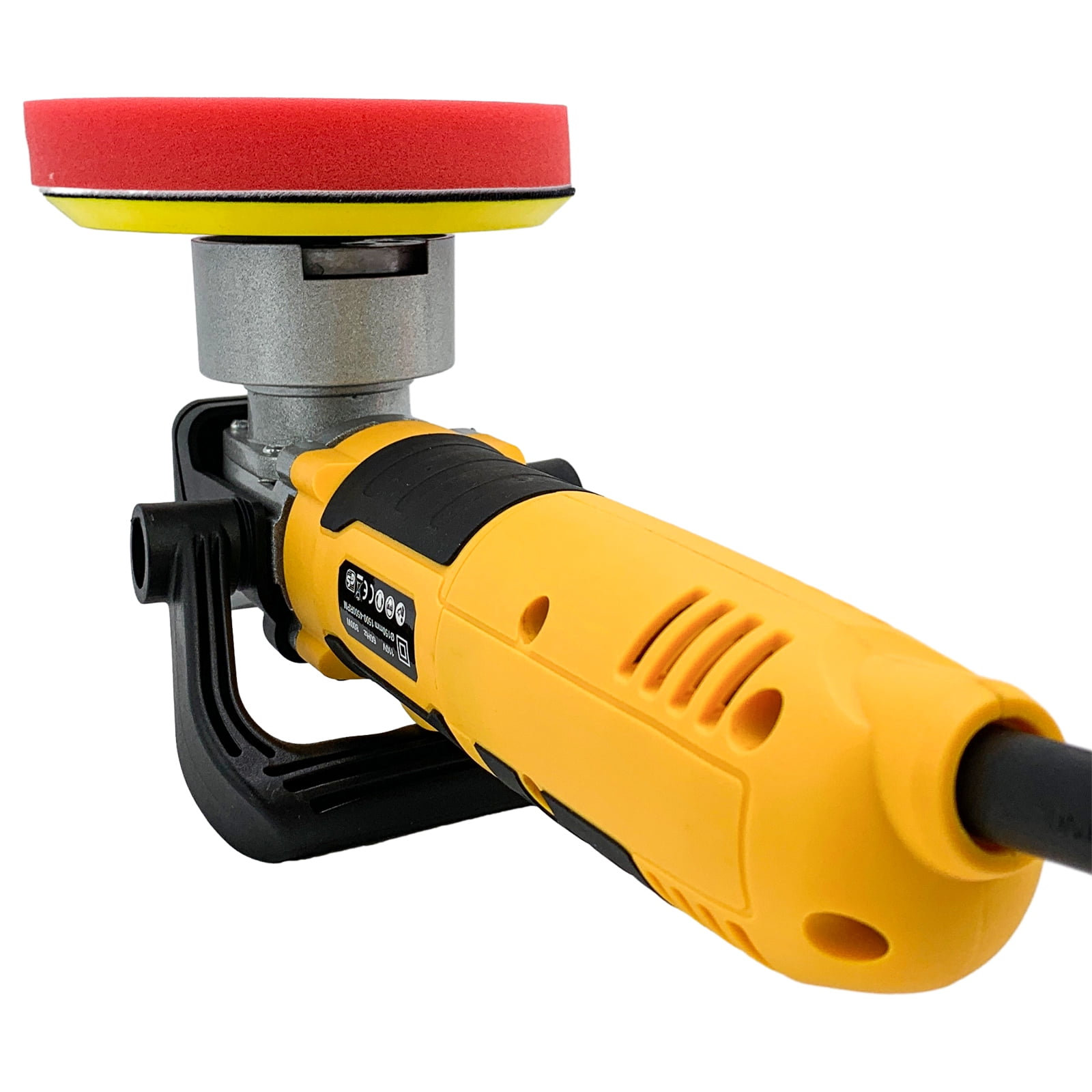 iMeshbean 6-Inch 800W Car Polisher, 6 Variable Speed 8mm Dual Action(DA) Random Orbit Car Buffer Polisher Sander with Handle, Car Detailing Waxer Kit, 4600RPM, Sanderpaper for Car Polishing&Waxing