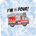 thumbnail image 4 of Inktastic I'm 4 Fire Truck 4th Birthday Boys or Girls Toddler T-Shirt, 4 of 5