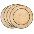 thumbnail image 3 of Saro Lifestyle Charger Plates With Wooden Design (Set of 4), 3 of 5