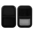 thumbnail image 1 of RV Sliding Window Black Aluminum Alloy Vertical Glass With Movable  Net For Trailer, 1 of 7