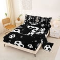 thumbnail image 2 of Erosebridal Boys Personalized Gifts Full Size Sheets,Alphabet P Kids Bed Sheets For Football Sport Games Lover 4 Pieces, 2 of 6