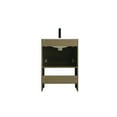 thumbnail image 3 of Elegant Kitchen and Bath Ira 24 Inch Single Bathroom Vanity In Chestnut Brown, 3 of 13