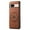 Brown, variant on Phone Case for Google Pixel 8, Strong Magnetic Compatible with Mag-Safe, Vintage PU Leather Men Women Cover, Non-Slip Grip Shockproof Protective Bumper Case for Google Pixel 8, Brown