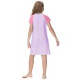 thumbnail image 5 of WIBACKER 5-14Years Girl's Comfy Modal Tencel Nightgowns Unicorn Pajamas Kids Nightdress, 5 of 6
