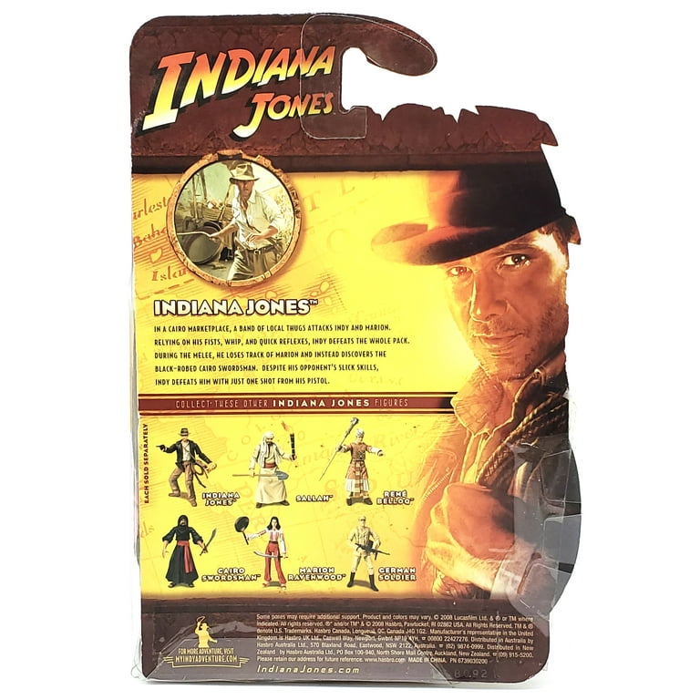 Indiana Jones Raiders of the Lost Ark Indy Action Figure Hasbro 2008 #40075  NRFP 