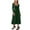 Army Green, variant on cocolona Womens Fall Long Sleeve Dress Fashion Solid Color Pleated Flowy Midi Dress Wedding Guest Dress