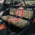 thumbnail image 3 of HUIACONG Camo Deer UTV Seat Covers Waterproof Easy to Install 4 Wheeler Seat Cover Non-Slip Soft for Kawasaki Mule 4010, 3 of 7