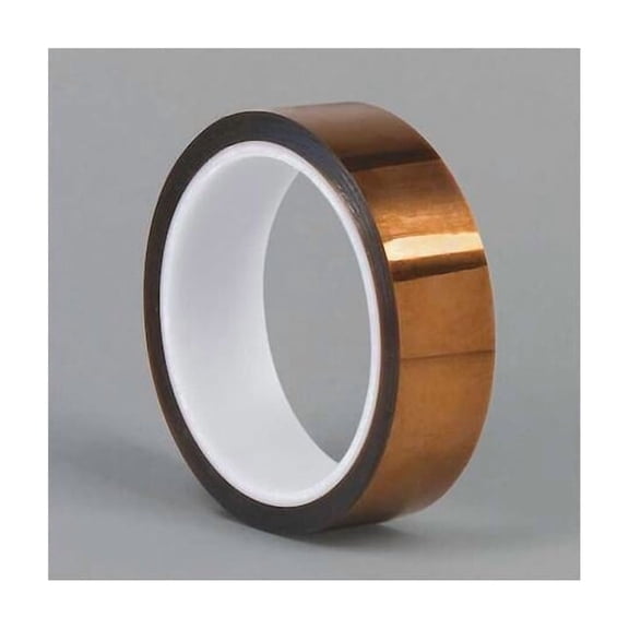 Dupont Electrical Tape, Amber, 16-5/8 yd L, 1 in W Kapton HN