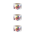 thumbnail image 1 of maskred 500 Pieces Colorful Thank Stickers Labels 5 for Birthday Party 1 Roll 1.5 Inch 3Set, 1 of 6