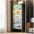thumbnail image 1 of SIMPLE ESPACIO Cajonera,Cajonera para Recamara,Comoda Cajoneras para Recamara,Tocador Peque&ntilde;o con 5 Cajones con Estampados Art&iacute;sticos,Adecuado Paras Dormitorio,Sala Estar,Estudio, 1 of 8