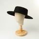 thumbnail image 3 of ¡Rebaja! Sombrero de copa Fdelink, moderno, color moderno, estilo canotier, sombrero de invierno cálido para exteriores, sombrero negro., 3 of 4