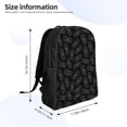 thumbnail image 4 of Haiem White Pineapples Backpack - Stylish and Durable 15-inch Laptop Backpack with Waterproof Oxford Fabric, 4 of 8