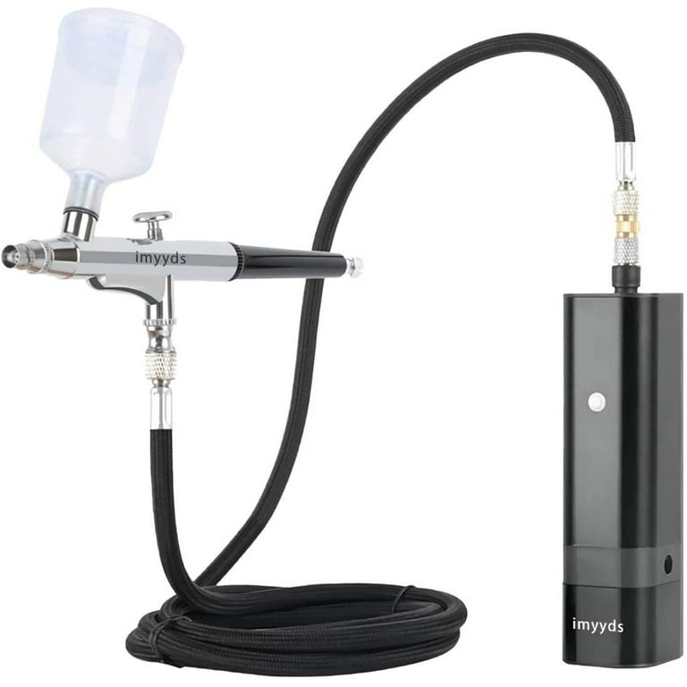 Airbrush Kit with Compressor, 32PSI High Pressure Cordless