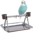 thumbnail image 1 of Tabletop Stand Stainless Steel Play Gym Playstand with Cups and Tray, 1 of 1